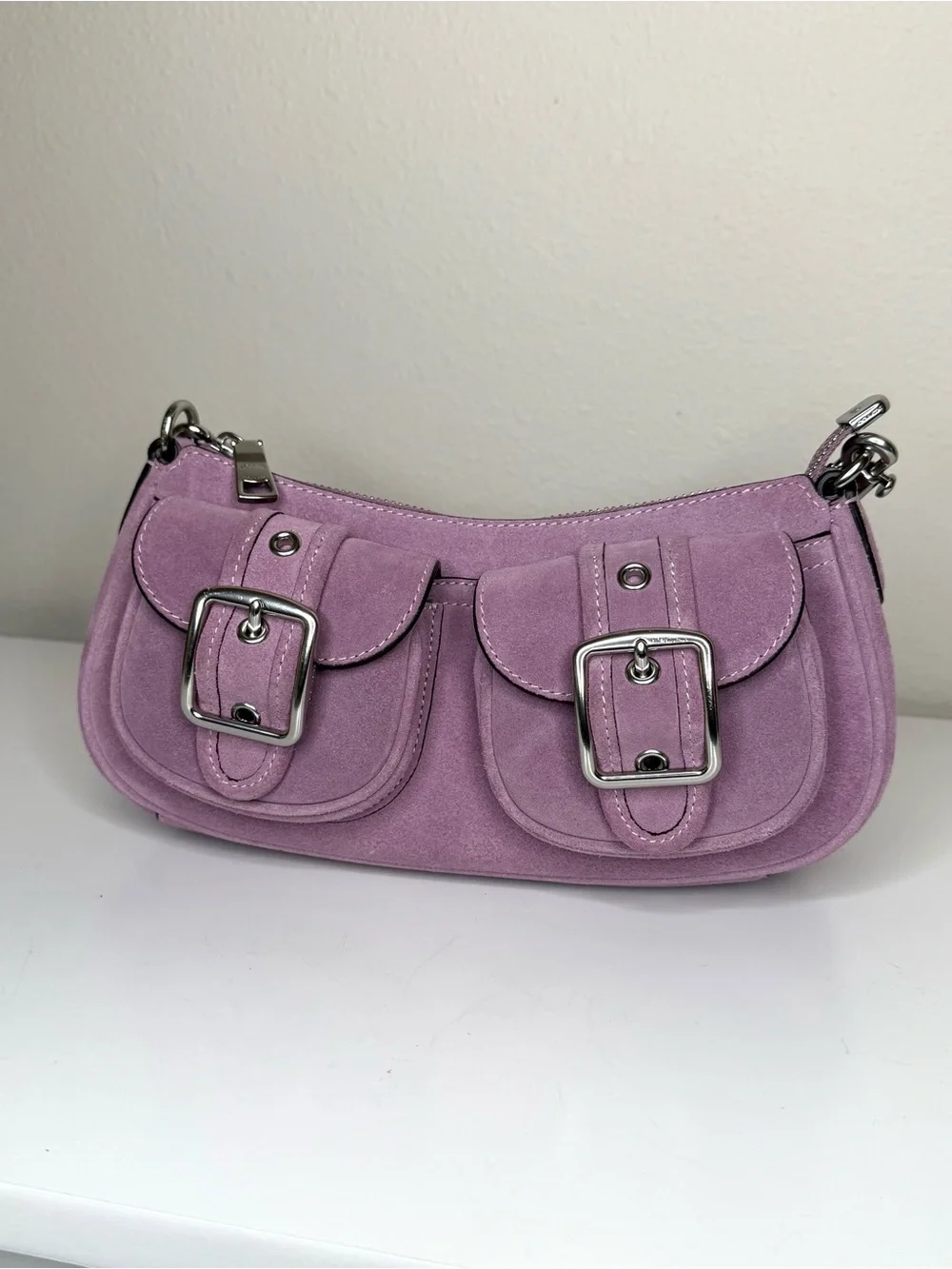 Coach Ashton Violet/Silver Bag - Picture 3 of 10